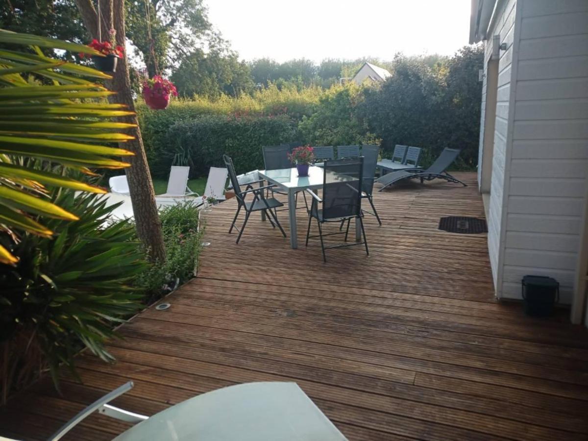 Grande Chambre Entre Caen Et La Mer Chambre Terrasse Jardin Et Piscine Mathieu Bagian luar foto